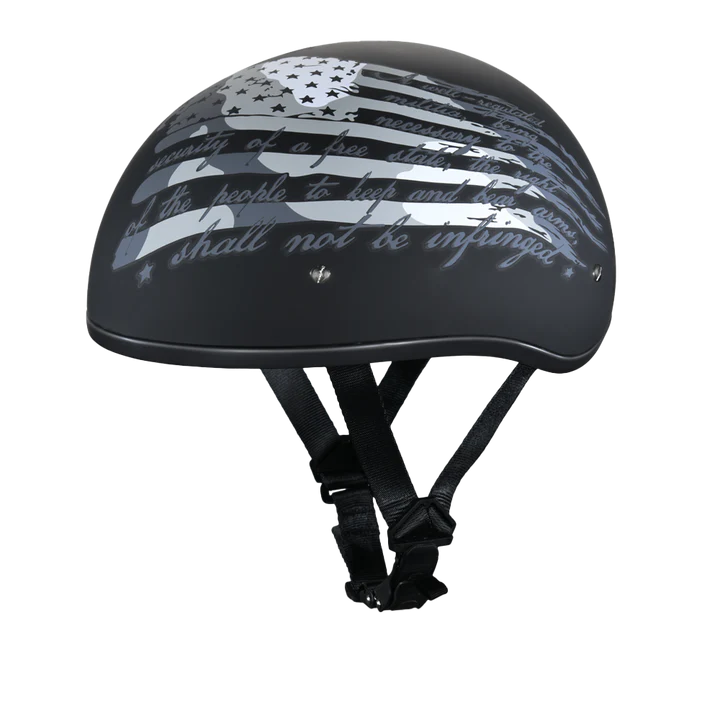 HELMET SKULL CAP-W 2ND AMENDMENT-DAYTONA HELMETS