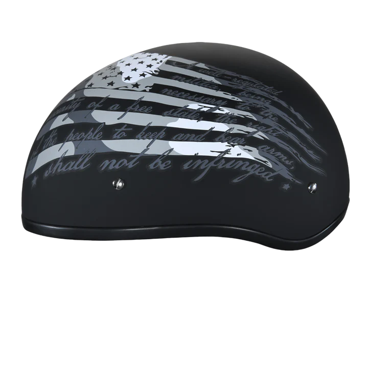HELMET SKULL CAP-W 2ND AMENDMENT-DAYTONA HELMETS
