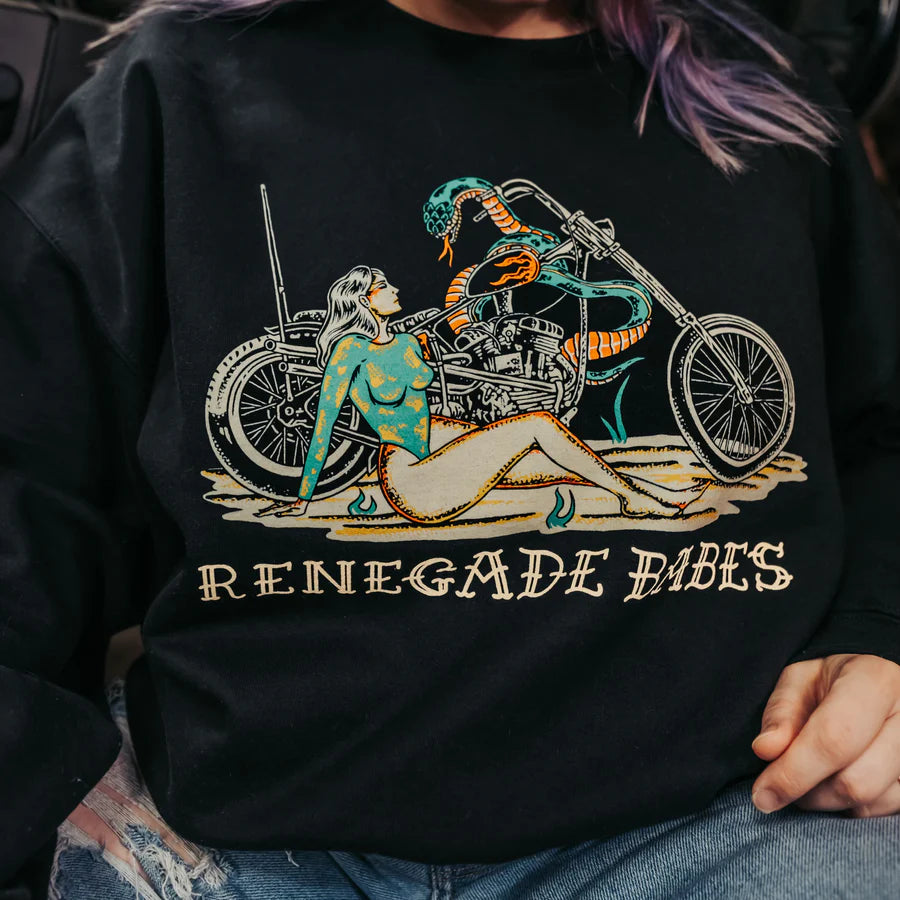 Choppa Chick Crewneck - Renegade Babes