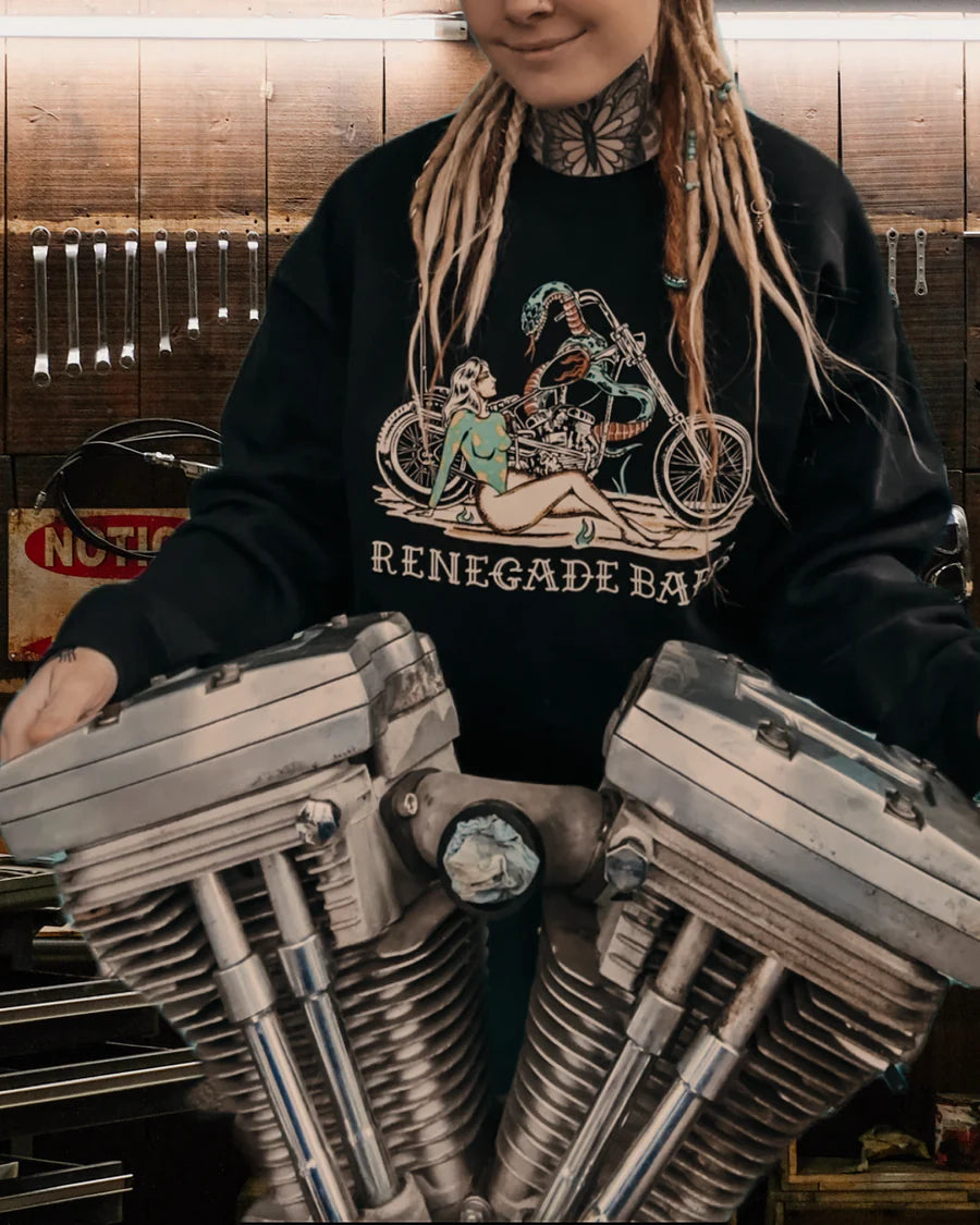 Choppa Chick Crewneck - Renegade Babes