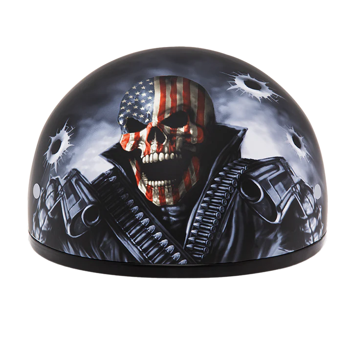 HELMET SKULL CAP-W COME GET EM-DAYTONA HELMETS