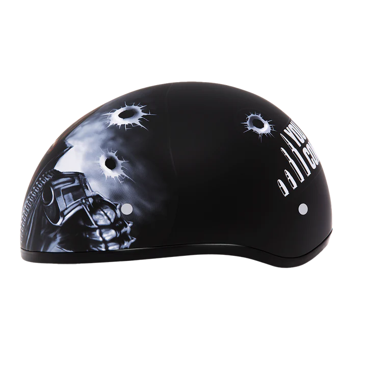 HELMET SKULL CAP-W COME GET EM-DAYTONA HELMETS