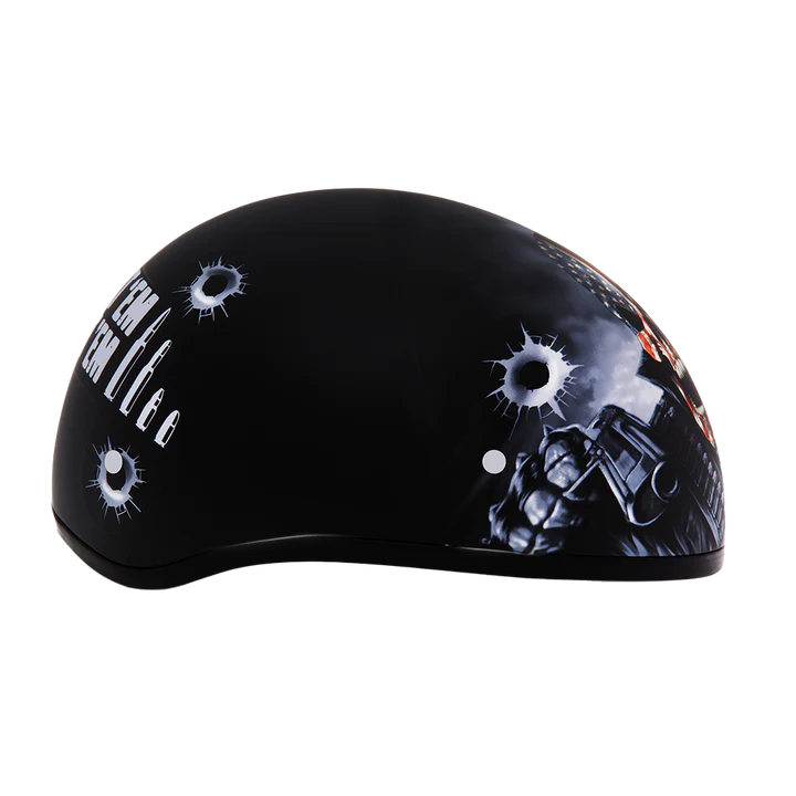 HELMET SKULL CAP-W COME GET EM-DAYTONA HELMETS