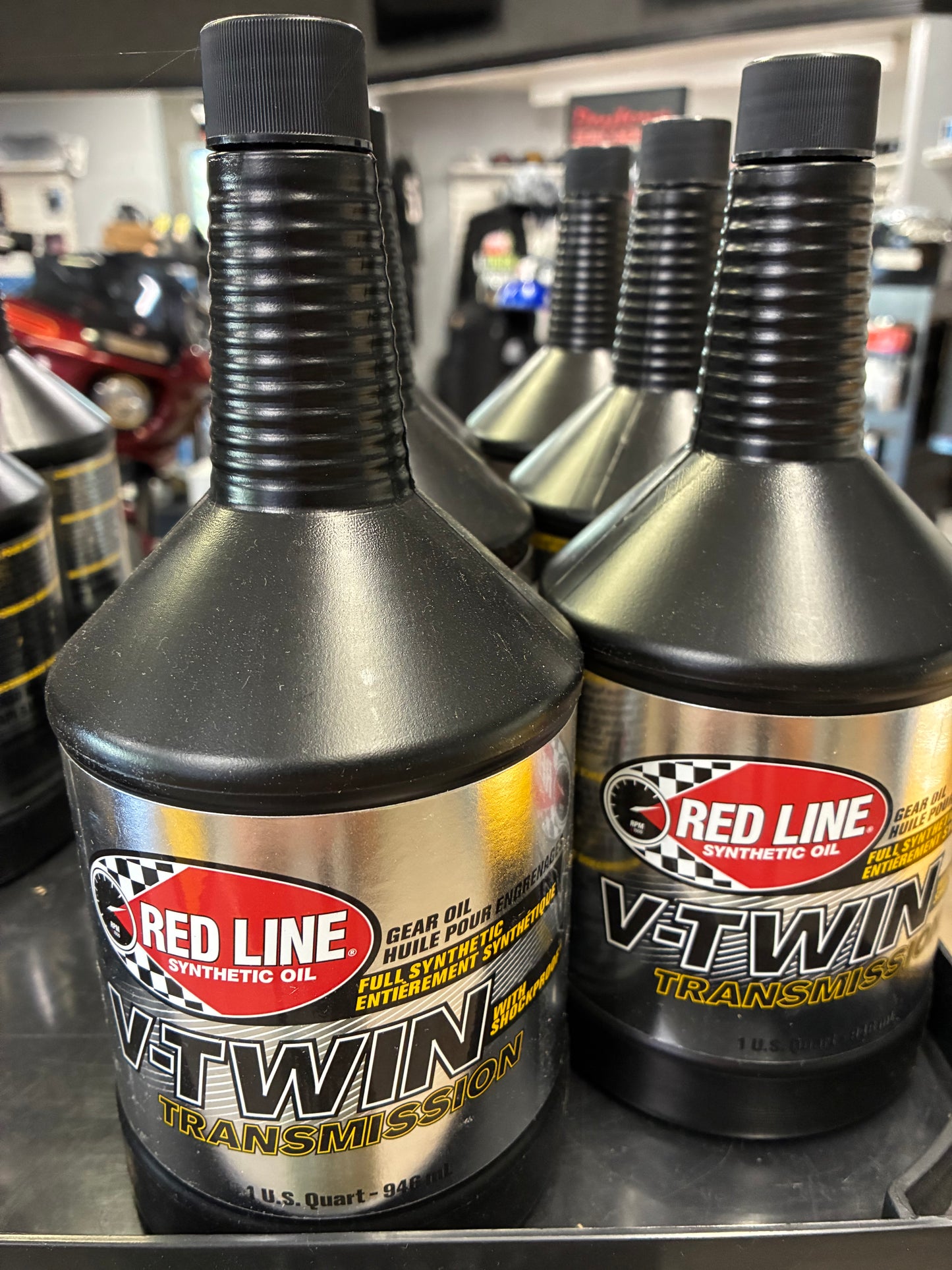 RED LINE synthetic oil V-TWIN transmission 1U.S. quart 946mL