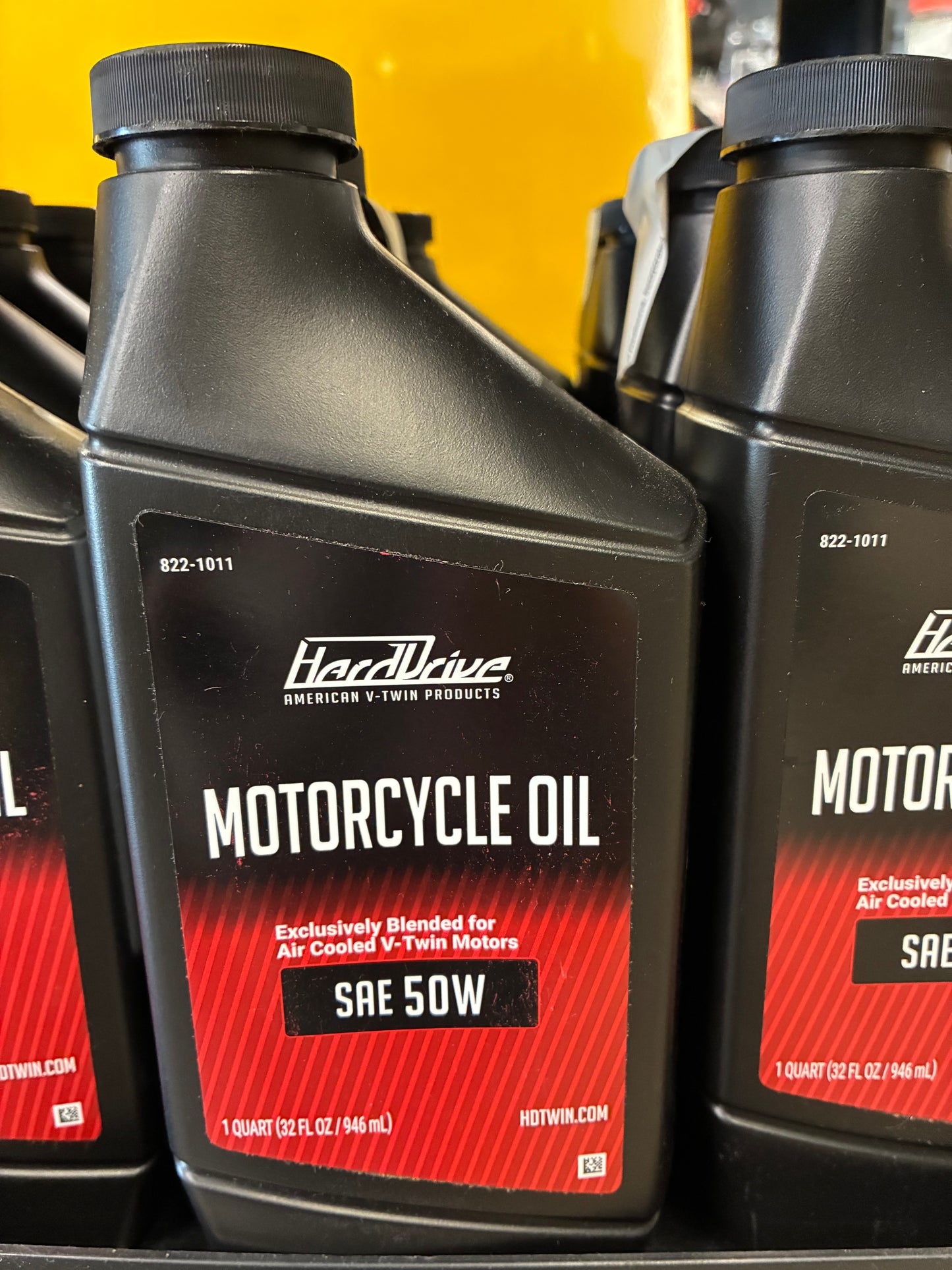 HARDDRIVE motorcycle oil SAE50W 1quart 946mL
