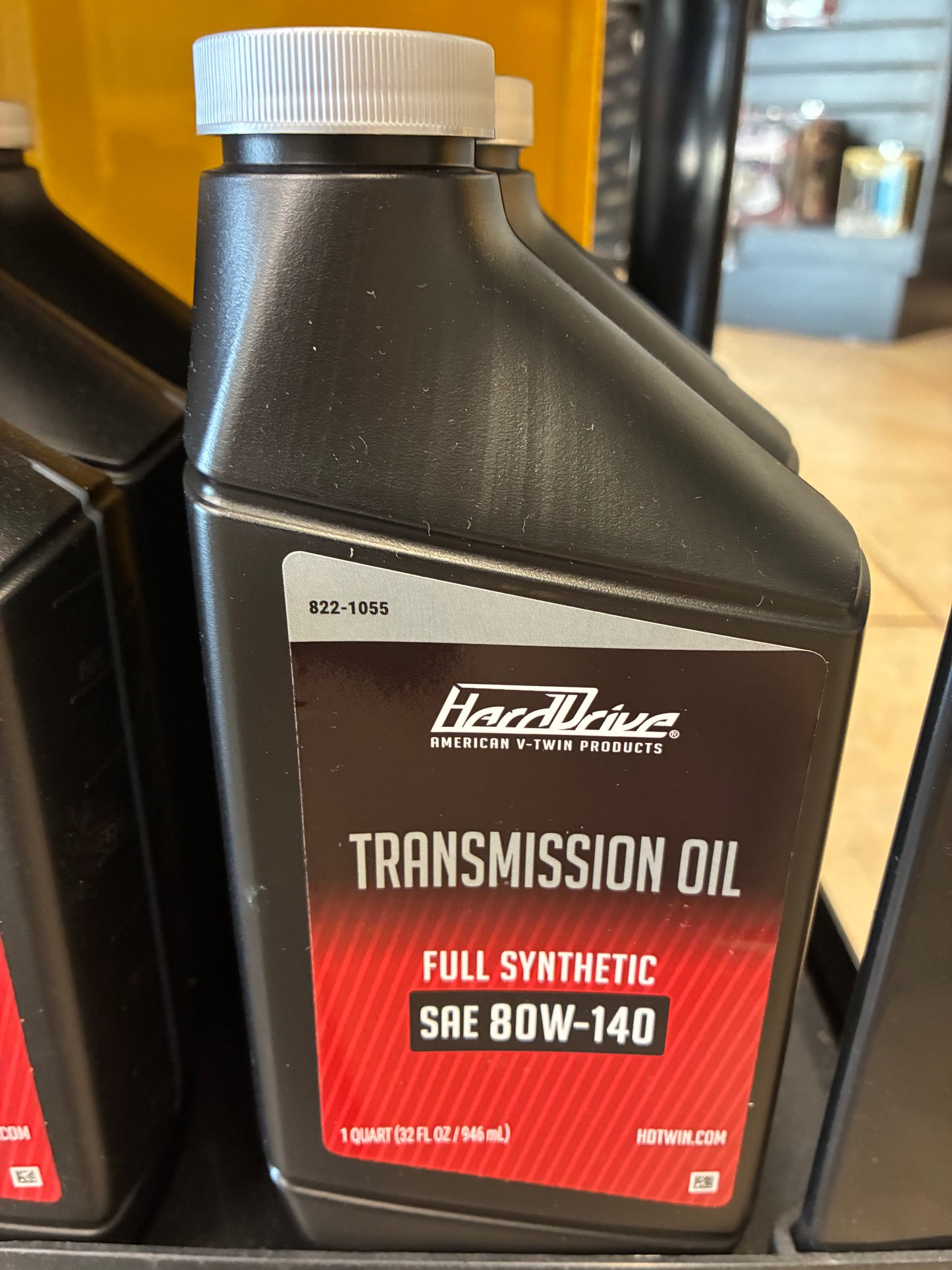 HARDDRIVE transmission oil full synthetic SAE 80W140 1 quart 946mL