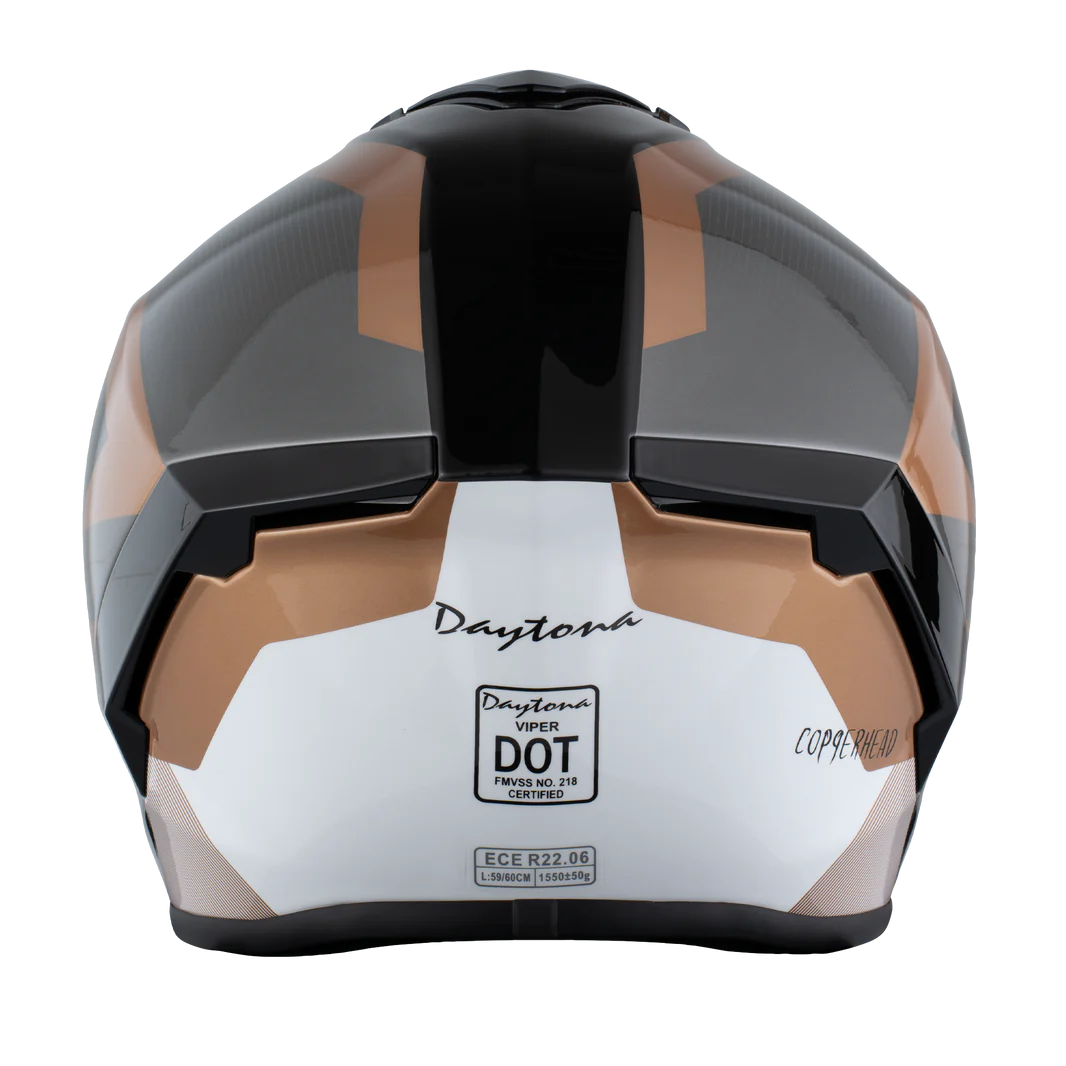 HELMET VIPER-W/COPPERHEAD-DAYTONA HELMETS