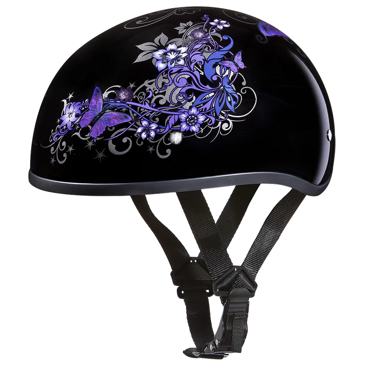 HELMET SKULL CAP-W BUTTERFLY-DAYTONA HELMETS