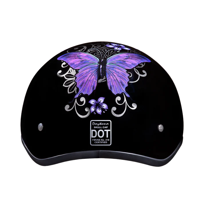 HELMET SKULL CAP-W BUTTERFLY-DAYTONA HELMETS