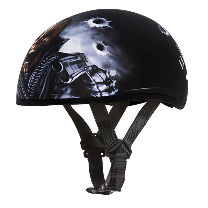HELMET SKULL CAP-W COME GET EM-DAYTONA HELMETS