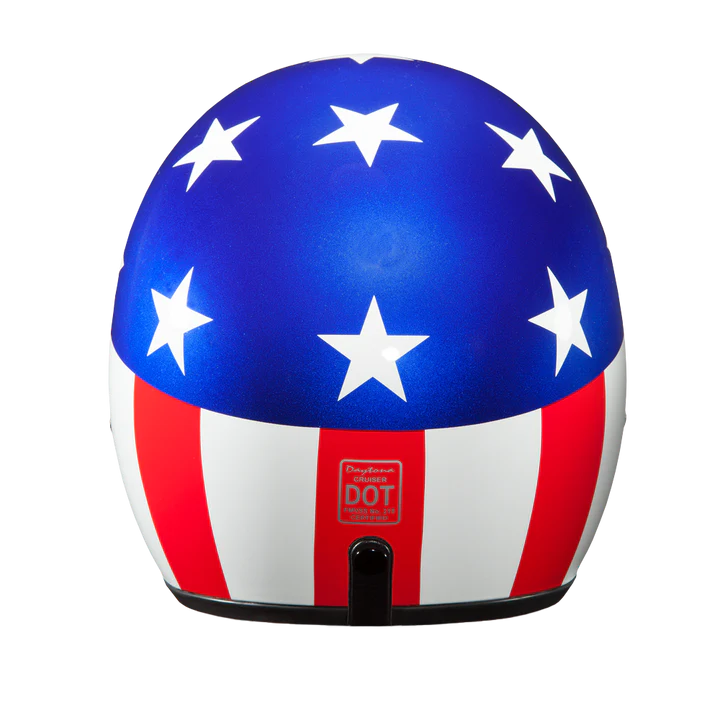 HELMET CRUISER-W CAPTAIN AMERICA-DAYTONA HELMETS