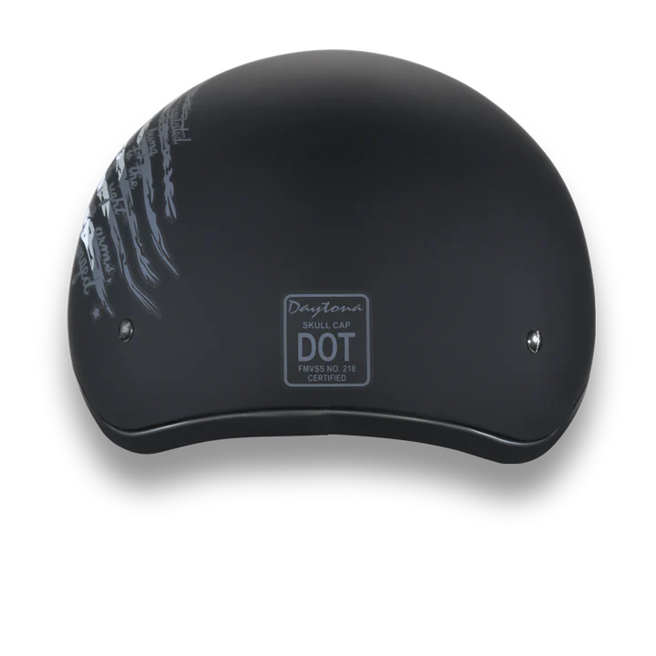 HELMET SKULL CAP-W 2ND AMENDMENT-DAYTONA HELMETS