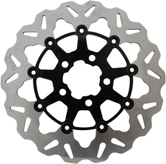 WAVE BRAKE ROTOR REAR BLACK GALFER-DF681CW-B