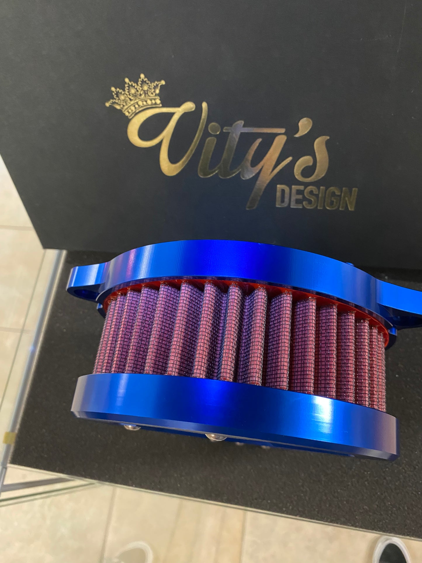 Massive Air Cleaner Blue VD03003 for M8