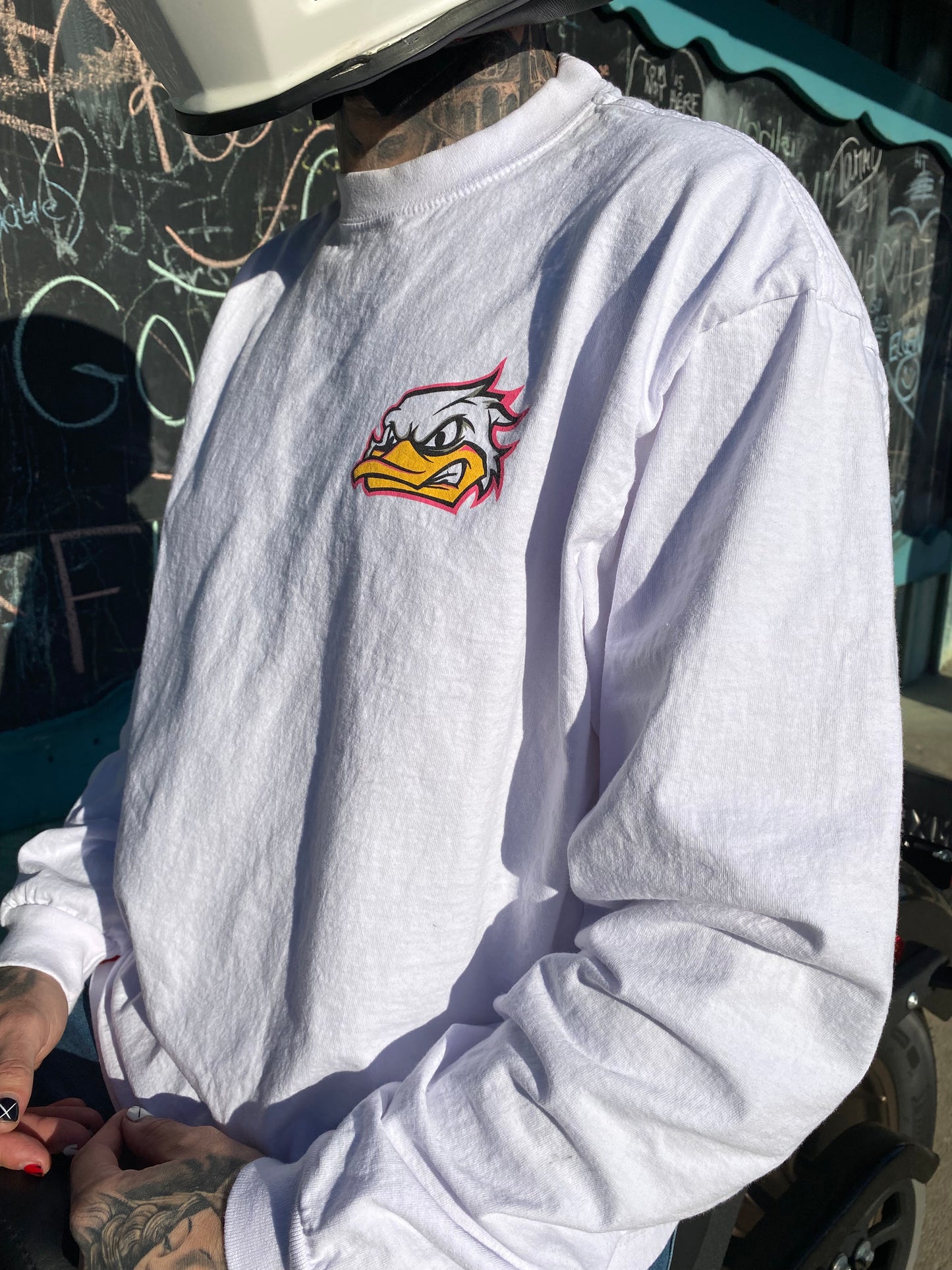 Long Sleeves White LDWLS-Le Duck