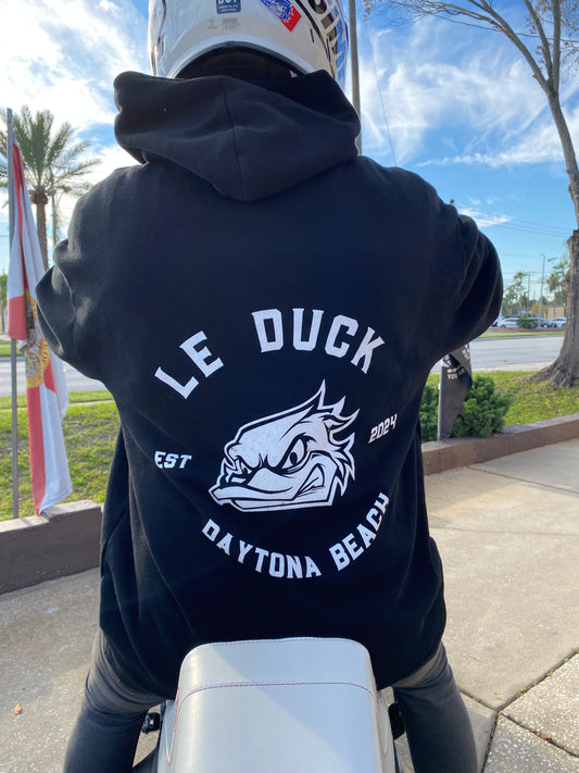 Hoodie Le Duck color black-LDHB