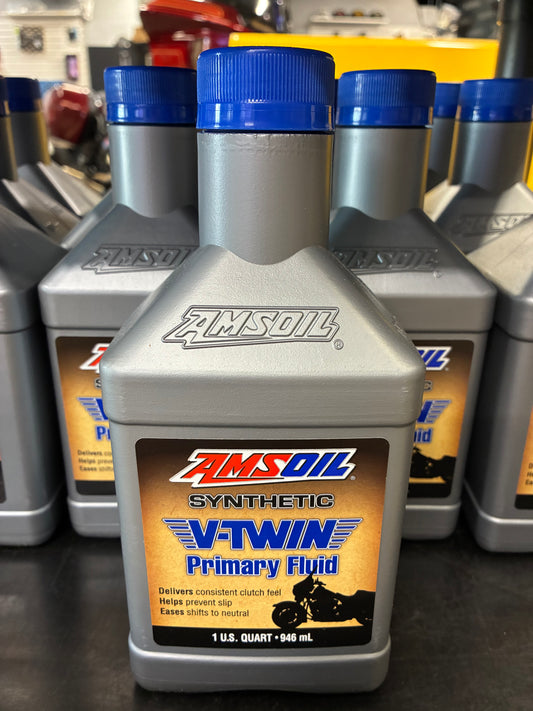 AMSOIL synthetic V-TWIN primary fluid 1U.S. quart 946mL