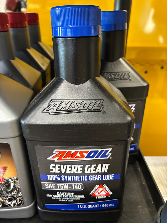 AMSOIL severe gear 100% synthetic gear lube SAE75W140 1U.S. quart 946mL
