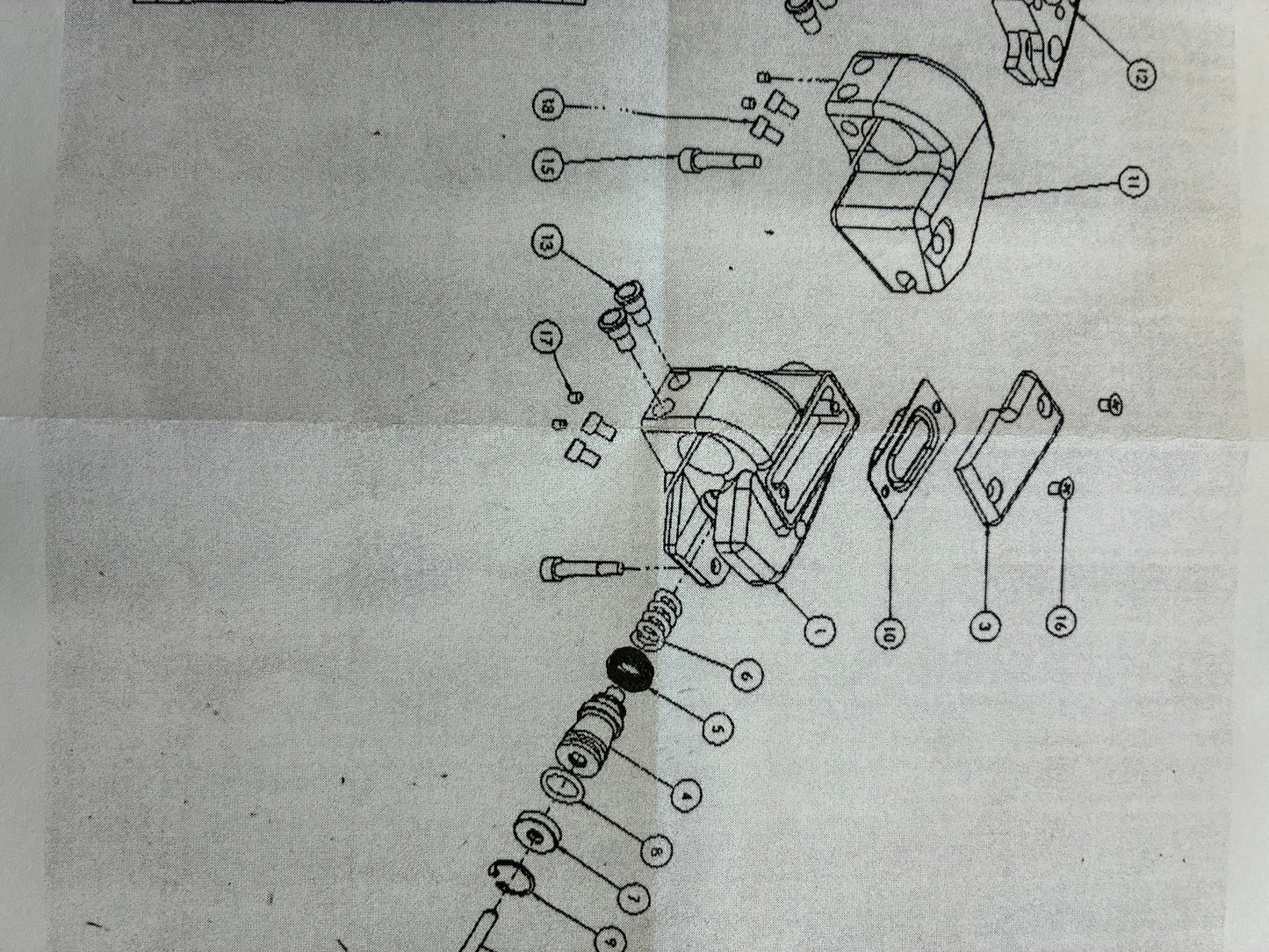 Hand Control Rebuilt Kit front brake 3/4"