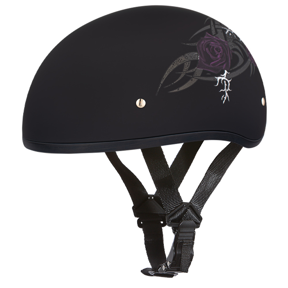 Daytona helmet purple rose