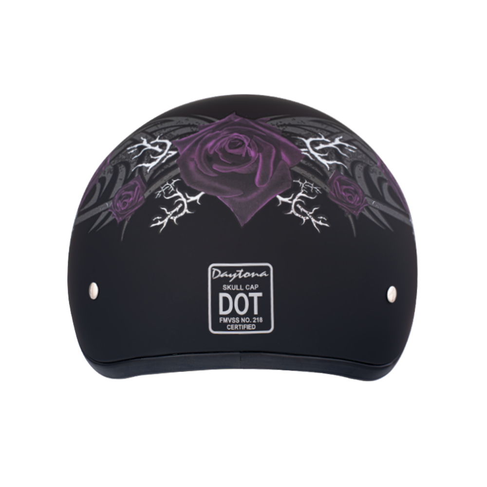 Daytona helmet purple rose