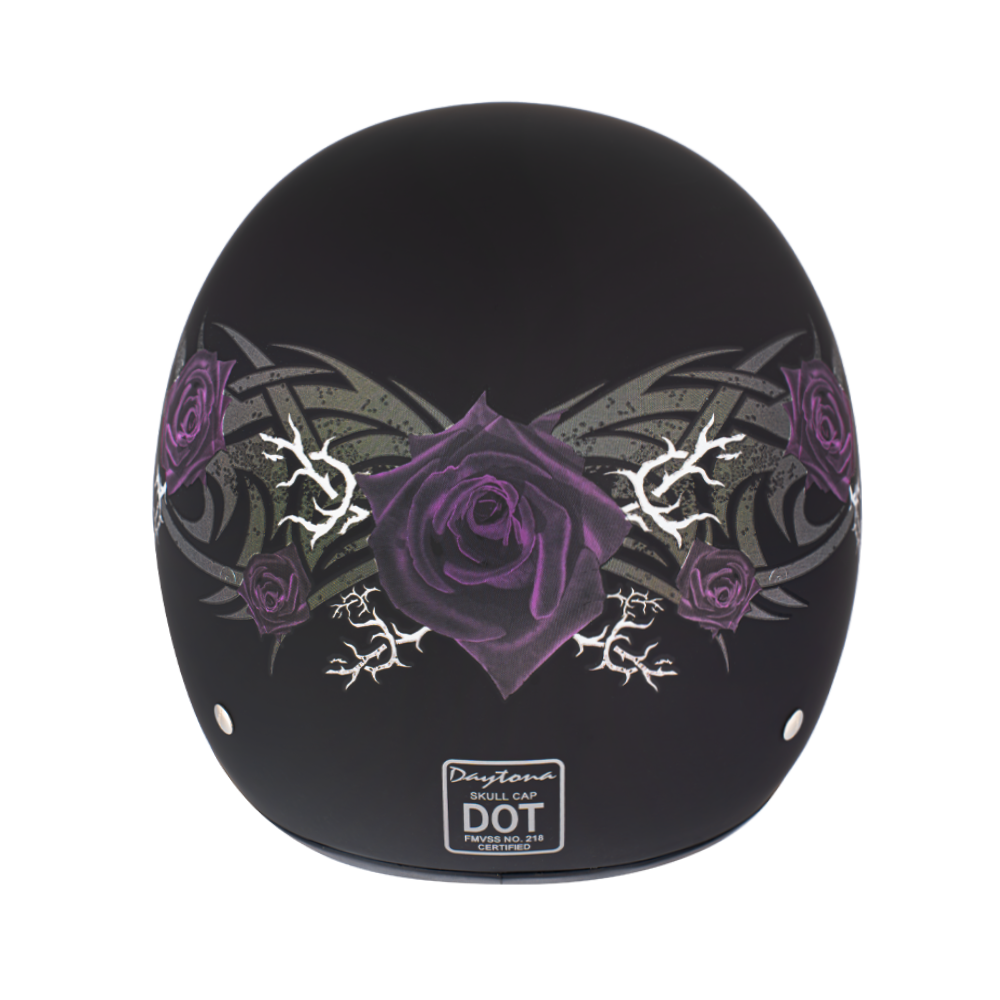 Daytona helmet purple rose