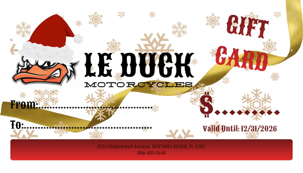 GIFT CARD – Le Duck Motorcycles